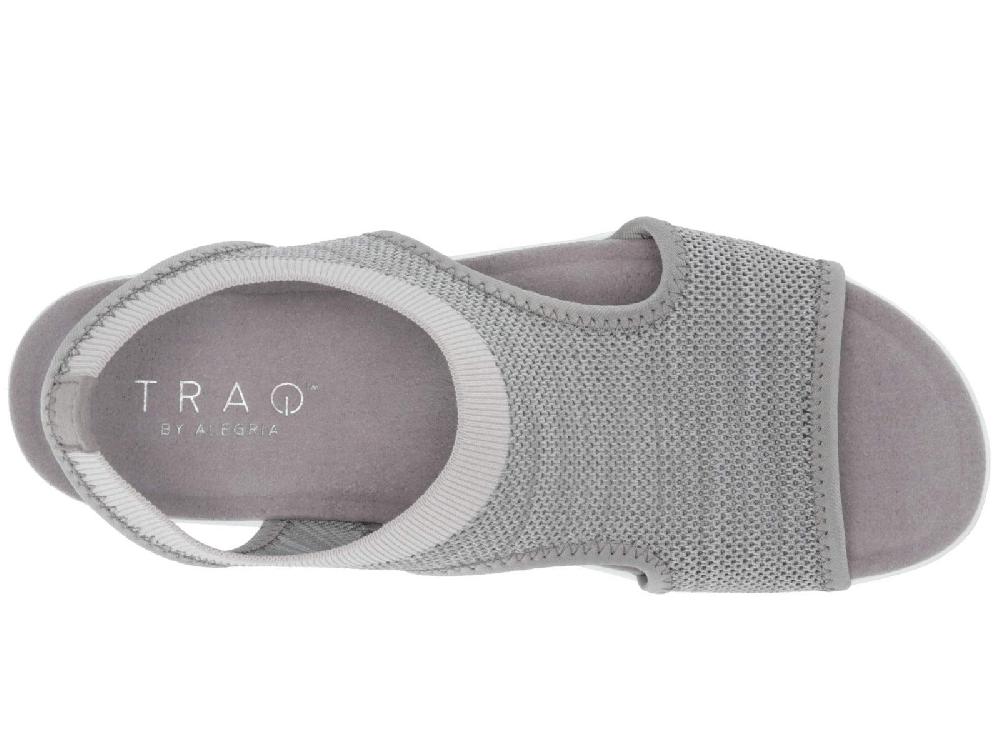 Alegria Traq Grey Queen Womens Comfort Sandals QEE-5021