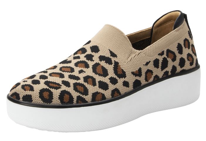 Alegria Traq Mystiq Peeps Leopard Casual Comfort Shoes MYS-5211