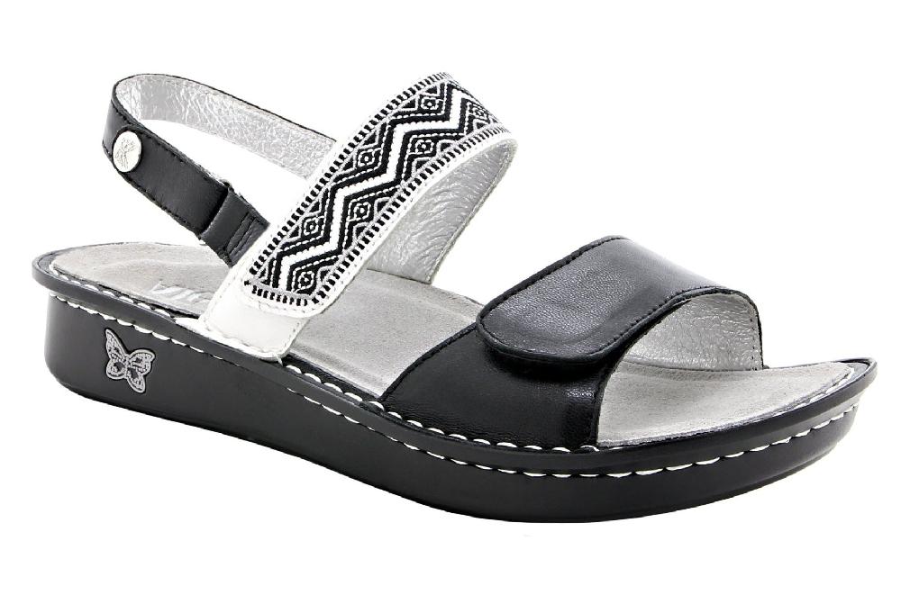 Alegria Verona Black Womens Sling Back Sandals VER-621