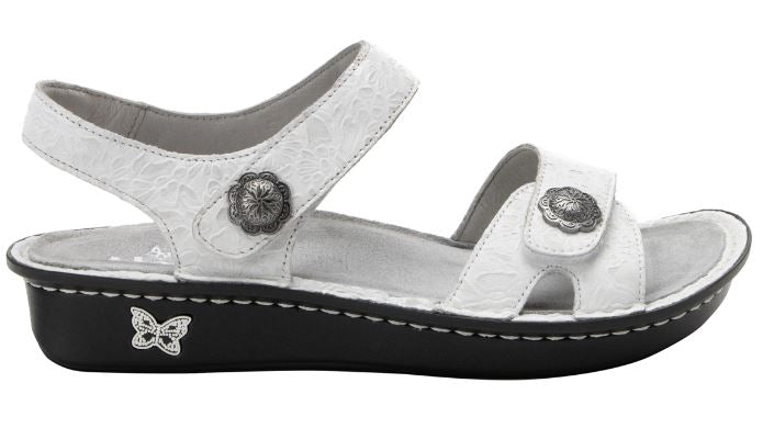 Alegria Vienna Delicut White Womens Comfort Sandals VIE-7408