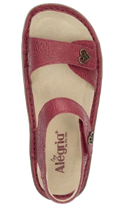 Alegria Vienna Roman Candle Coral Womens Comfort Sandals VIE-7530