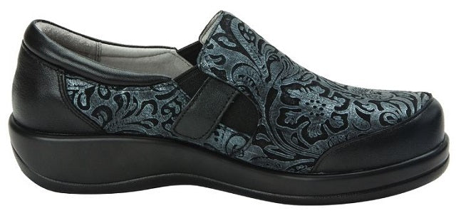 Alegria Women's Paityn Pewter Swish Slip On Shoe PAI-185