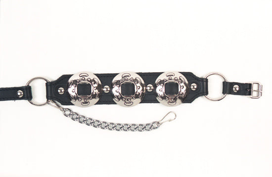 Almax Black Strap with Concho Almax Boot Bracelets405N/D/V