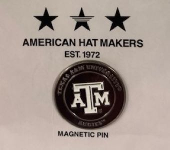 American Hat Makers Texas A&M Hat Pin Magnet TEXAS AM PIN