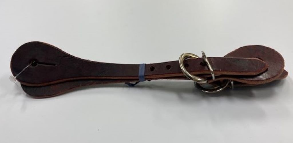 American Heritage Brown Latigo Leather Spur Straps 258015