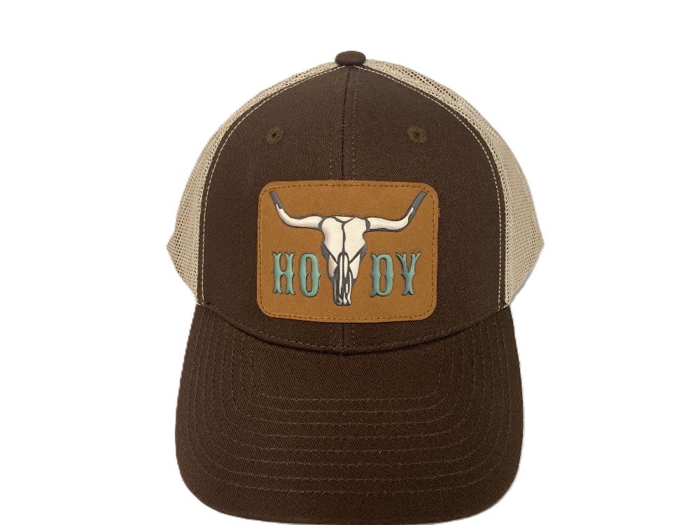 American West Brown/Khaki Trucker Hat with Patch 6011A