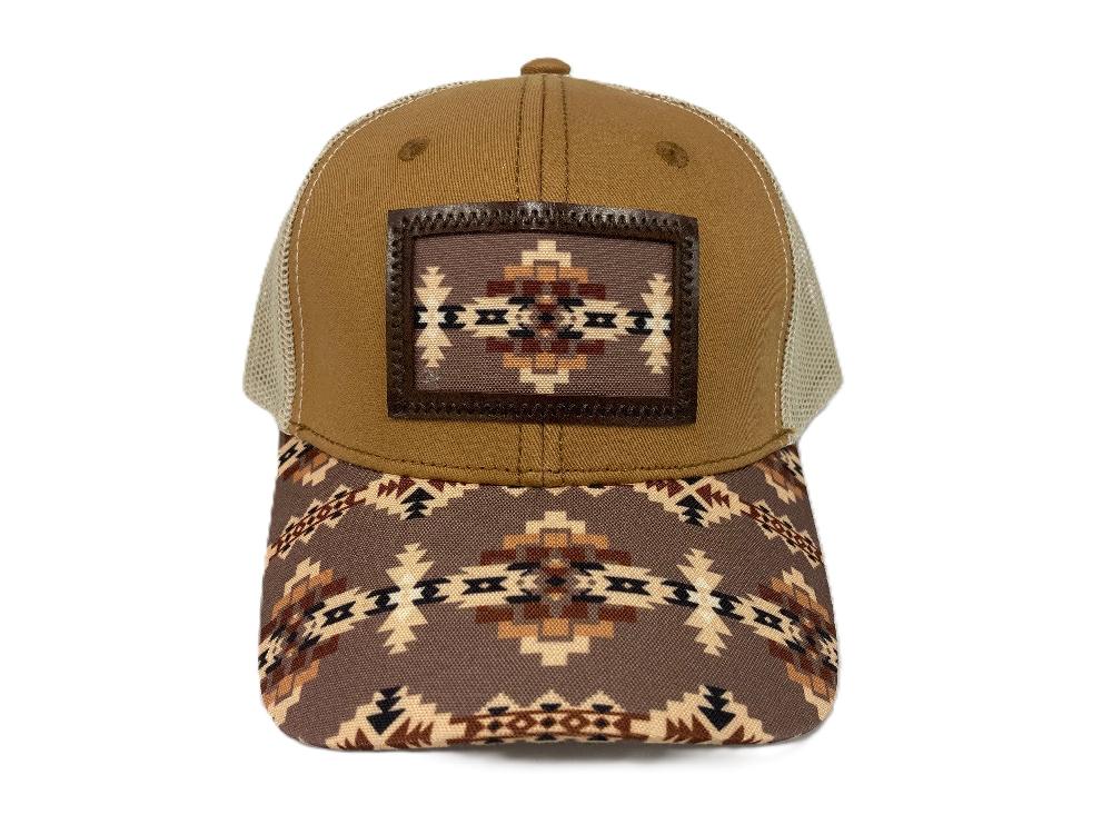 American West Khaki Solstice Trucker Hat 6009B