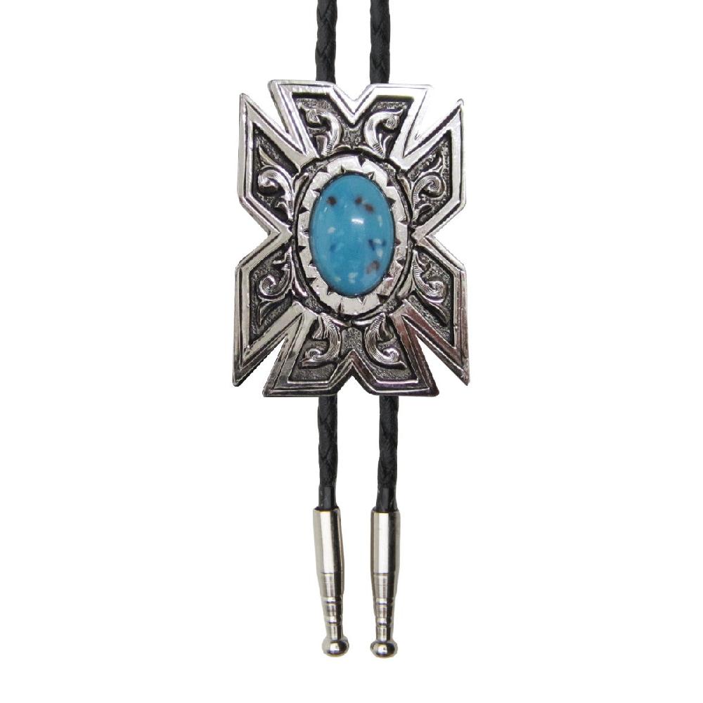 AndWest Southwest Turquoise Men's Bolo Tie BOL126