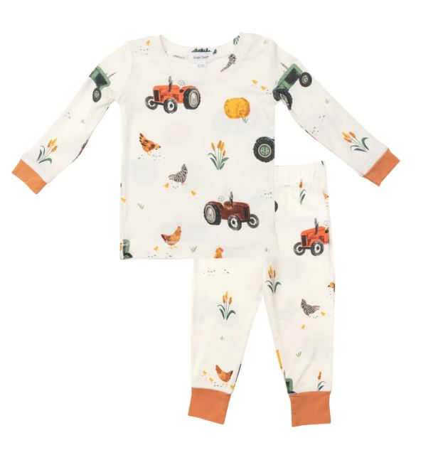 Angel Dear Long Sleeve Bamboo Kids Loungewear Set 171