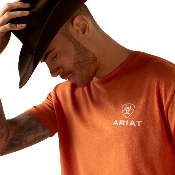 Ariat Adobe Heather SW Box Men's T-Shirt 10047611