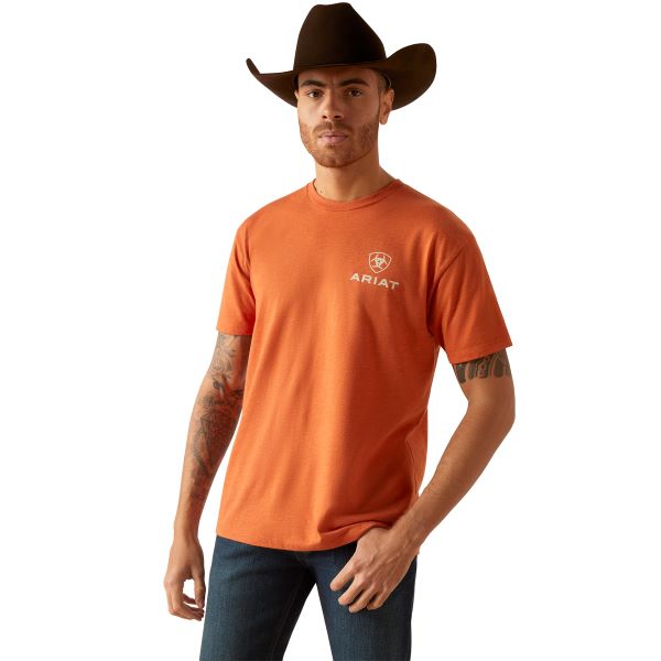 Ariat Adobe Heather SW Box Men's T-Shirt 10047611