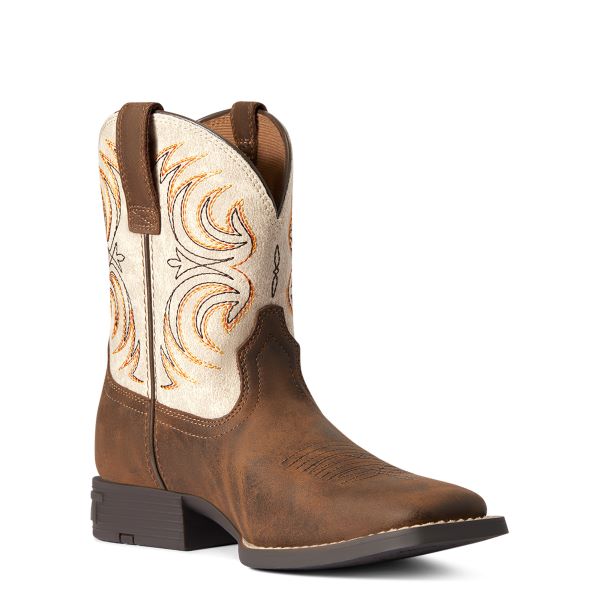 Ariat Antique Brown Youth Storm Western Boots 10038444