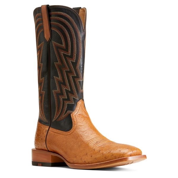 Ariat Antique Tan Smooth Quill Ostrich/Midnight Black 10046954