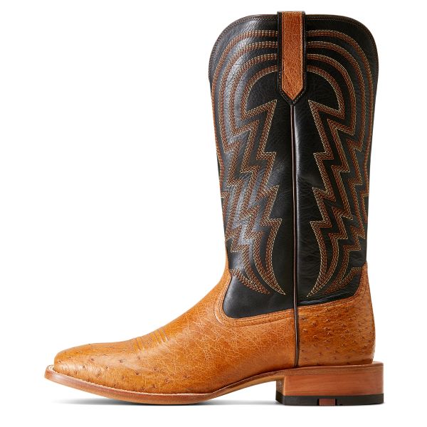 Ariat Antique Tan Smooth Quill Ostrich/Midnight Black 10046954