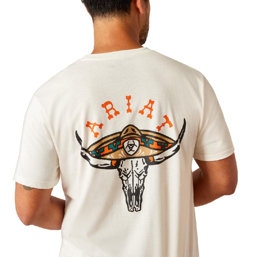 Ariat Antique White Men's Mexicali Short Sleeve T-Shirt 10054829