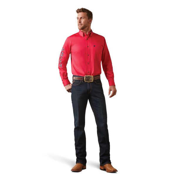 Ariat Azalea Team Logo Twill Fitted Men's Longsleeve Shirt 10043567