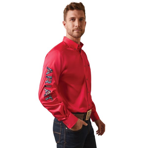 Ariat Azalea Team Logo Twill Fitted Men's Longsleeve Shirt 10043567