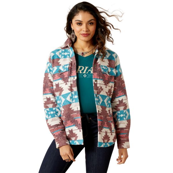 Ariat Baja Jacquard Women's Shacket Shirt Jacket 10046671