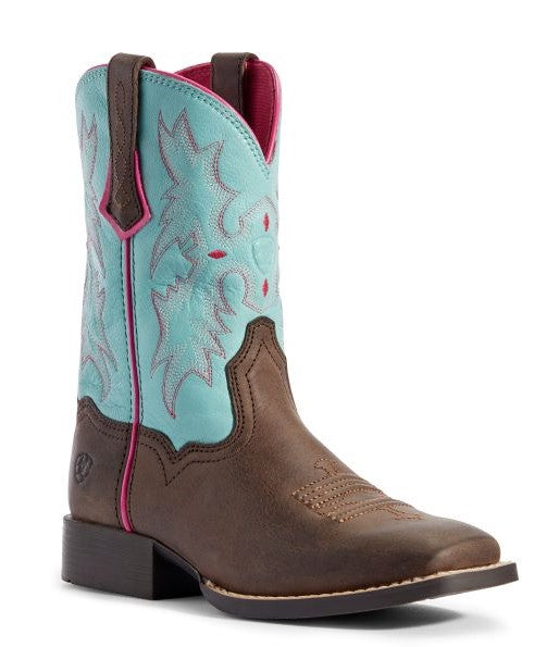 Ariat Bay Brown Tombstone Kids Western Boot 10031516