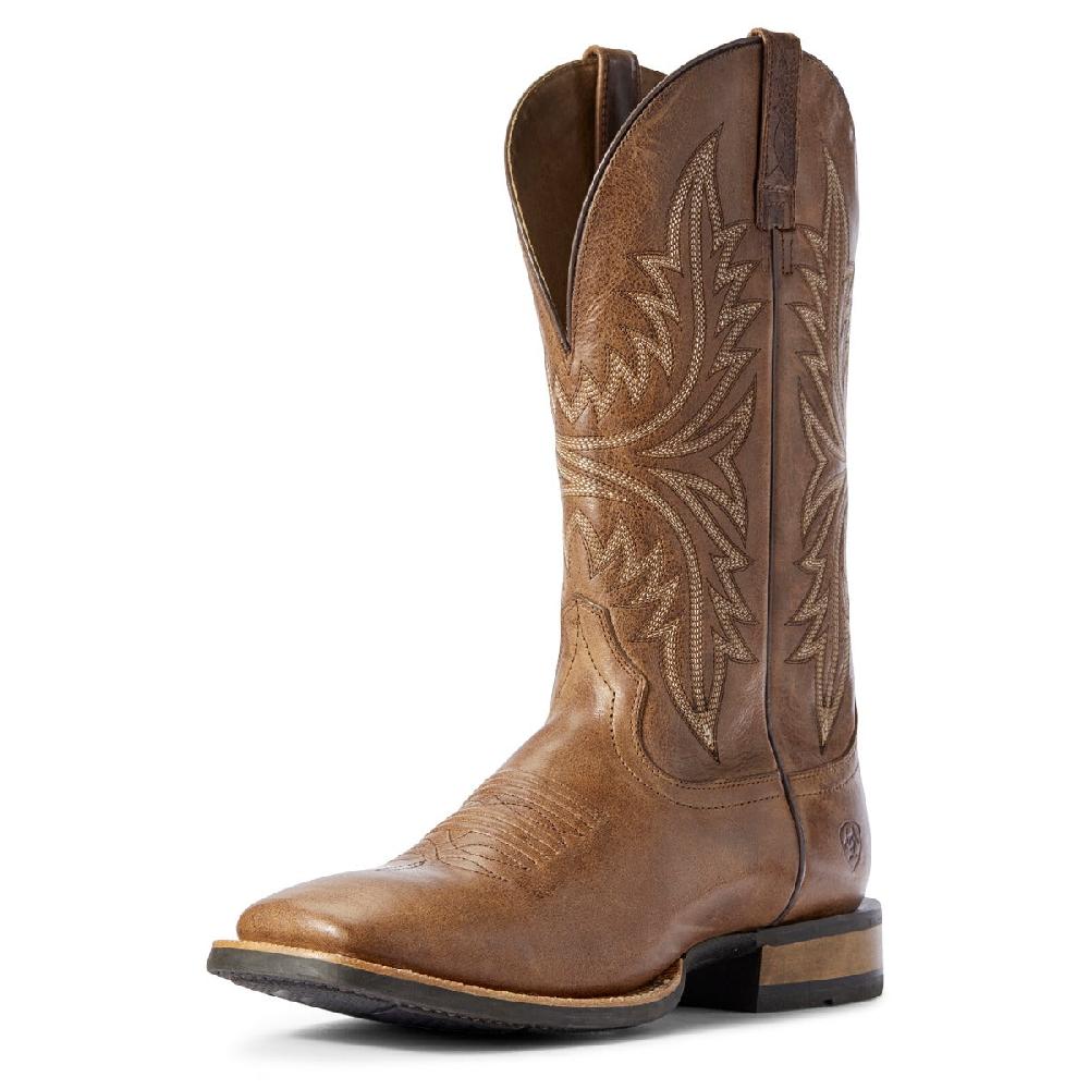 Ariat Bayou Brown Cowhand Men's Square Toe Boots 10031521