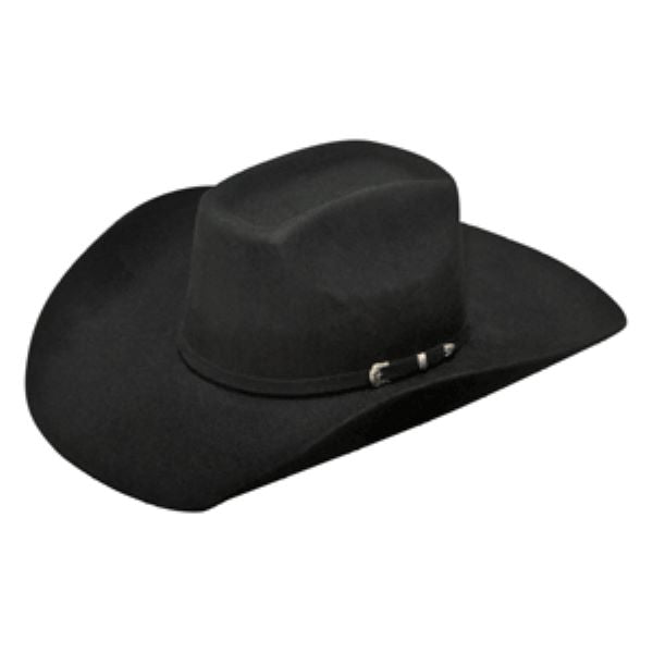 Ariat Black 2X Wool Hat with Square Crown A7520201