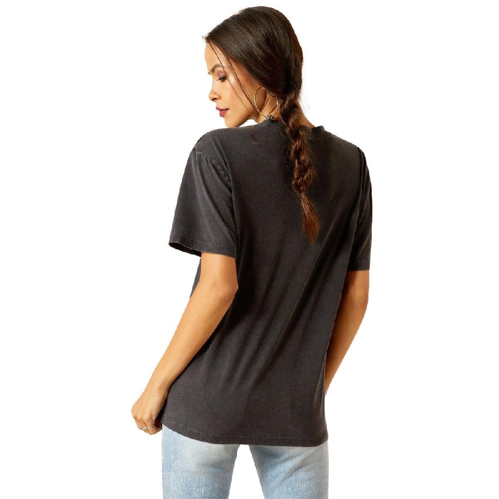 Ariat Black Acid Wash Rolling Thunder Women's T-Shirt 10051274