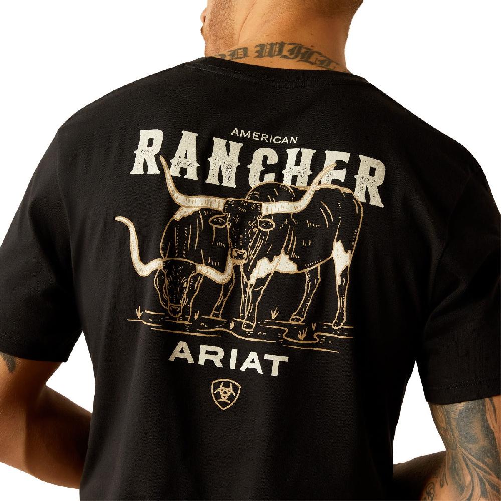 Ariat Black American Rancher Men's T-Shirt 10052018