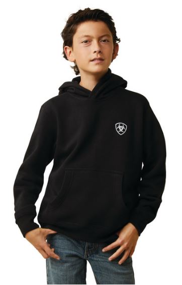 Ariat Black Americana Boys Block Hoodie 10041154