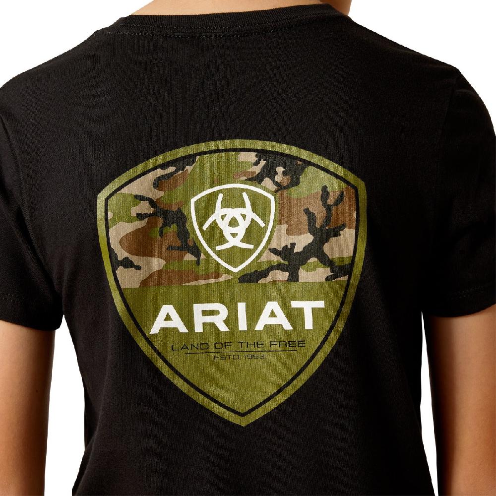 Ariat Black Camo Corps Boys T-Shirt 10051743