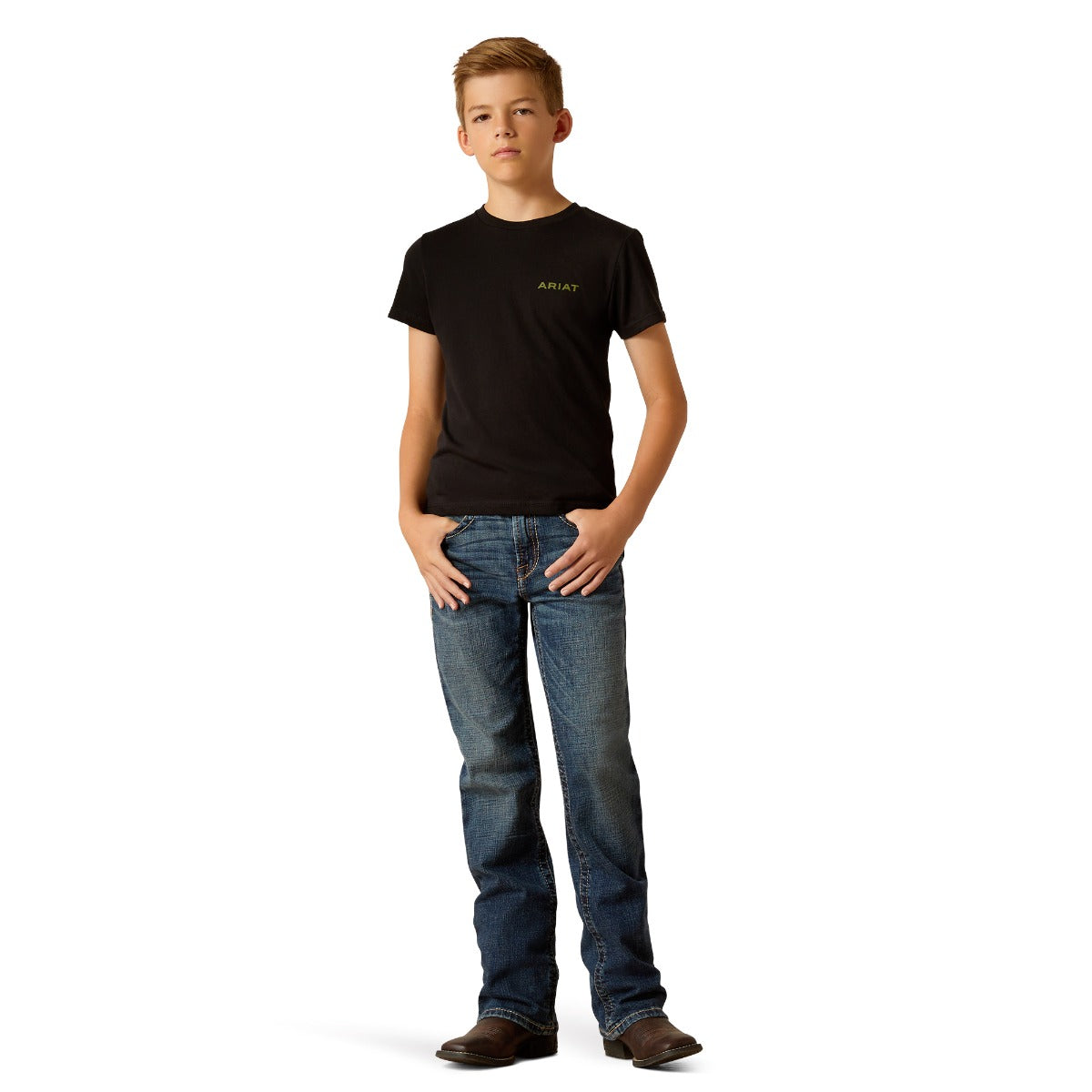 Ariat Black Camo Corps Boys T-Shirt 10051743