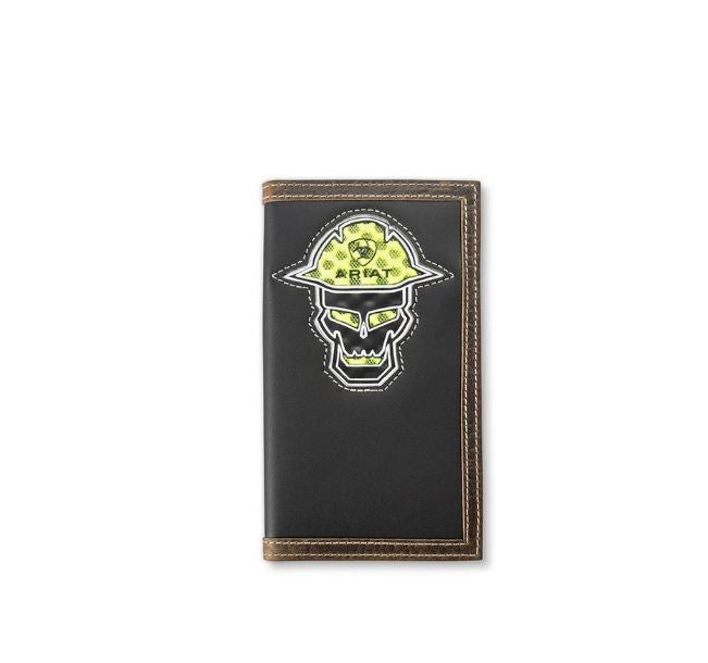 Ariat Black Checkbook Style Men's Work Wallet A3400501