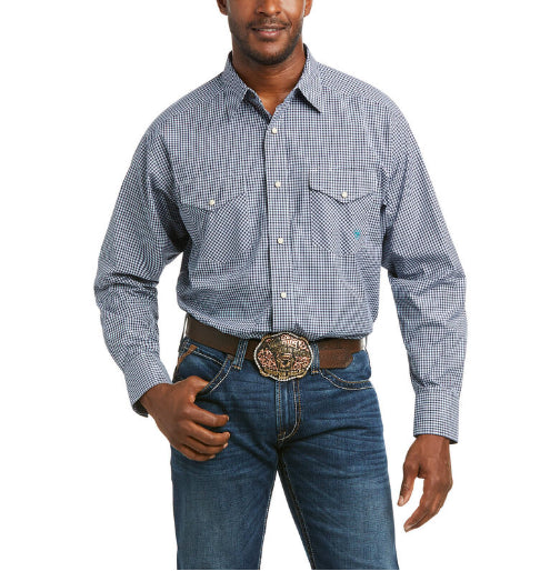 Ariat Black Checker Pro Series Porter Classic Fit Shirt 10036387