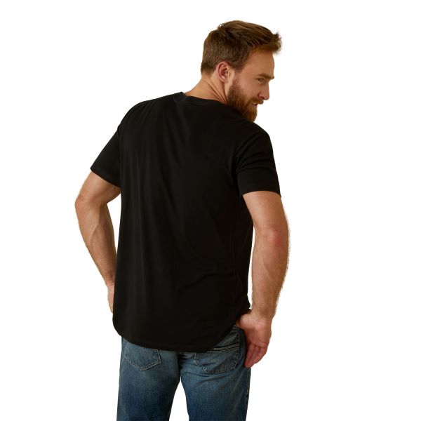 Ariat Black Chihuahua Flag Men's T-Shirt 10045276