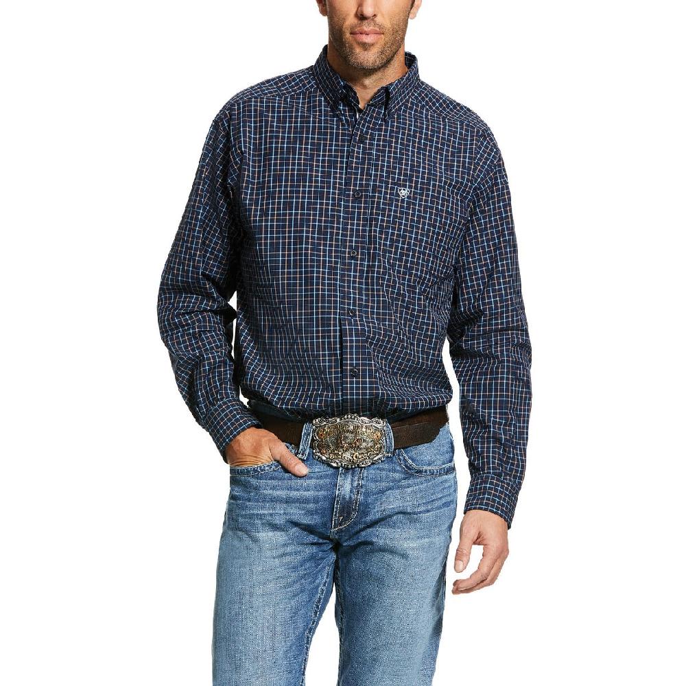Ariat Black Iris Mens Pro Series Lemore Classic Fit Long Sleeve Shirt 10030732