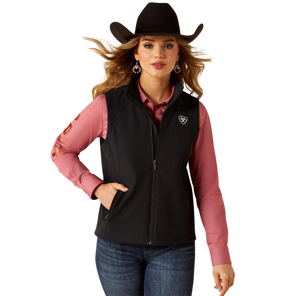 Ariat Black Logo Softshell Women's Vest 10062786