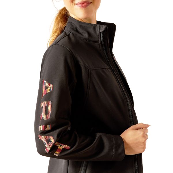 Ariat Black/Mirage New Team Women's Softshell Jacket 10046686