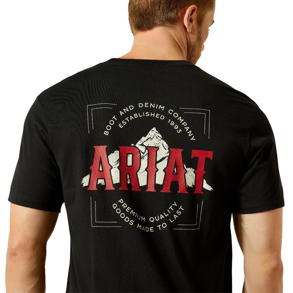 Ariat Black NAB Men's Mountain Short Sleeve T-Shirt 10062411