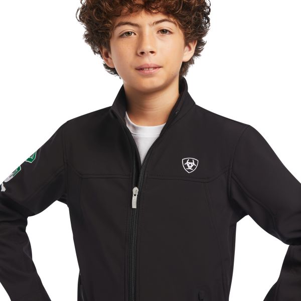 Ariat Black New Team Softshell MEXICO Kids Jacket 10036550
