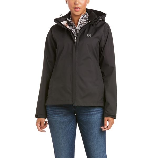 Ariat Black Packable Waterproof Womens Jacket 10025665