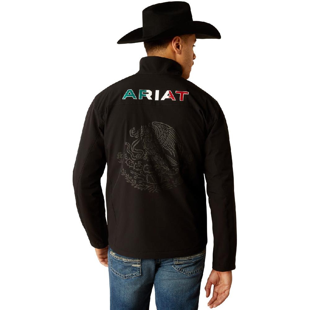 Ariat Black Pioneer StretchShell Men's Mexico Jacket 10054234