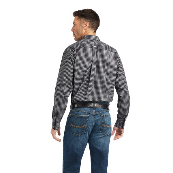 Ariat Black Plaid Pro Series Kyrie Classic Fit Men's Shirt 10042341