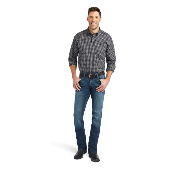 Ariat Black Plaid Pro Series Kyrie Classic Fit Men's Shirt 10042341