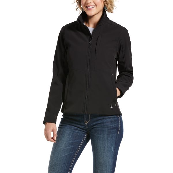Ariat Black REAL Softshell Womens Jacket 10033006