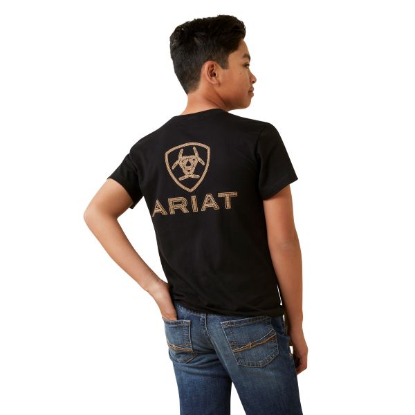Ariat Black Shield Stitch Kids' T-Shirt 10045294