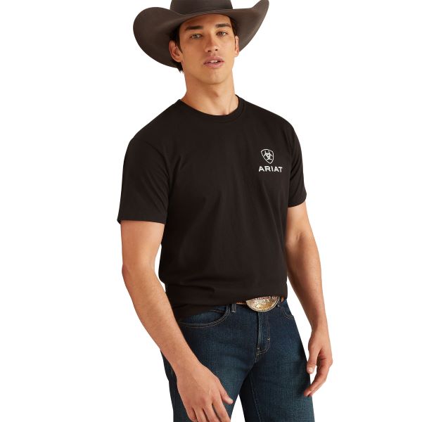 Ariat Black Sugar Flag Men's T-Shirt 10047886