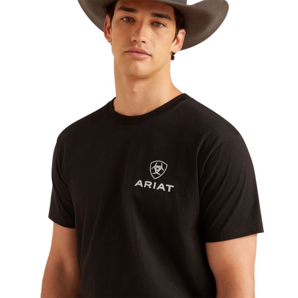 Ariat Black Sugar Flag Men's T-Shirt 10047886