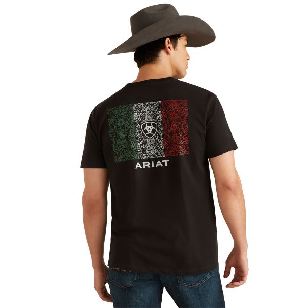 Ariat Black Sugar Flag Men's T-Shirt 10047886