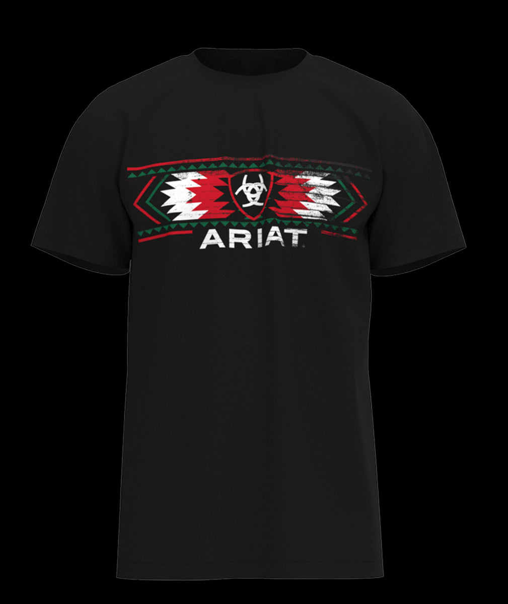 Ariat Black SW Mexico Men's Short Sleeve T-Shirt 10055156