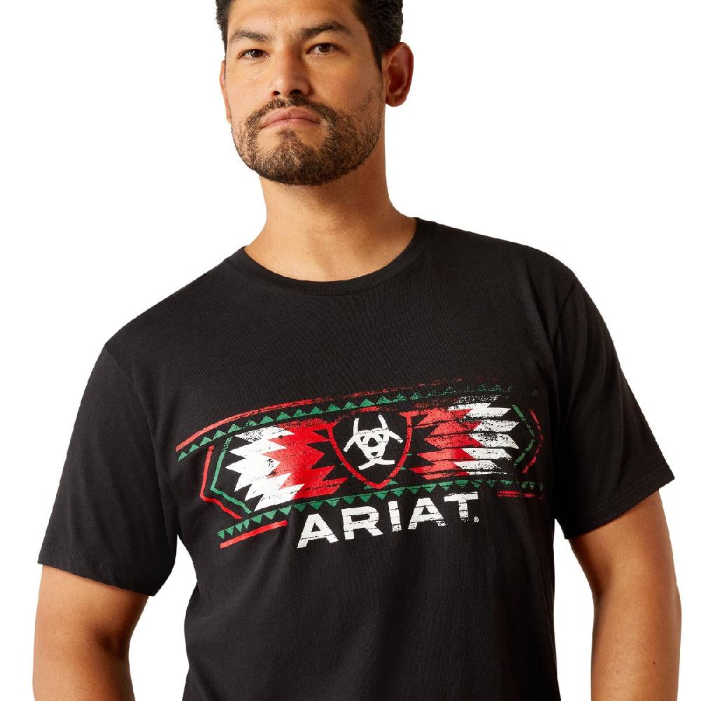 Ariat Black SW Mexico Men's Short Sleeve T-Shirt 10055156