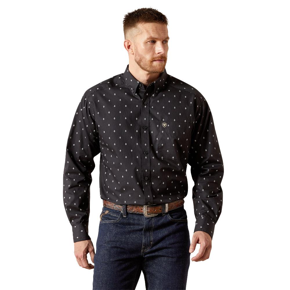 Ariat Black Taylor Classic Fit Collared Longsleeve Men's Shirt 10065856